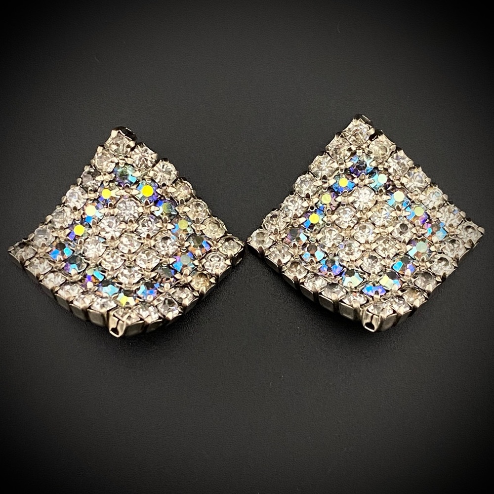 Vintage Rhinestone Shoe Clips